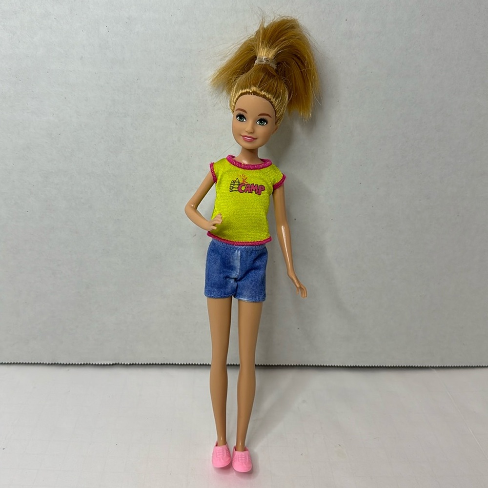 Barbie Sister Stacie Summer Camp Fashion Doll Clothes Shoes Included 2019